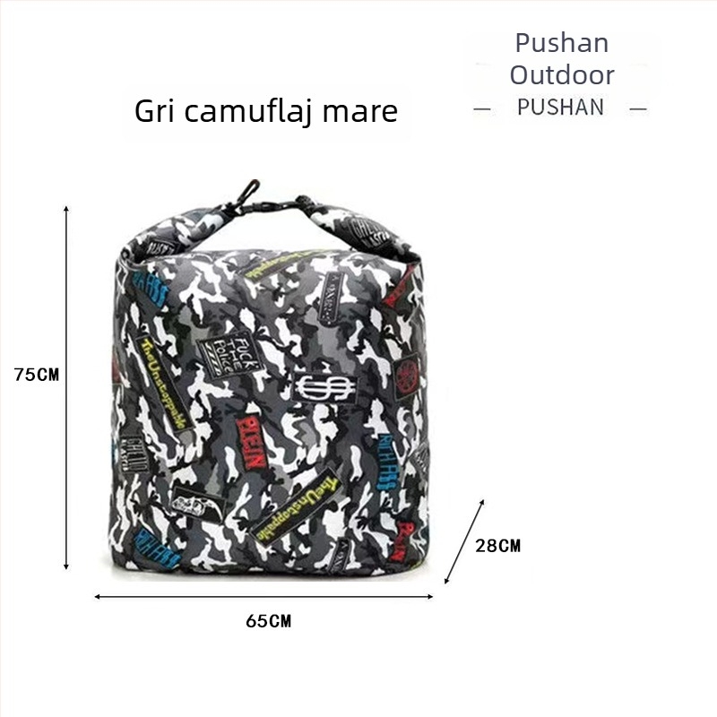 Geantă de pescuit pentru râu Pursun Outdoor | Material nailon, Impermeabilă, Capacitate mare, Cu mâner