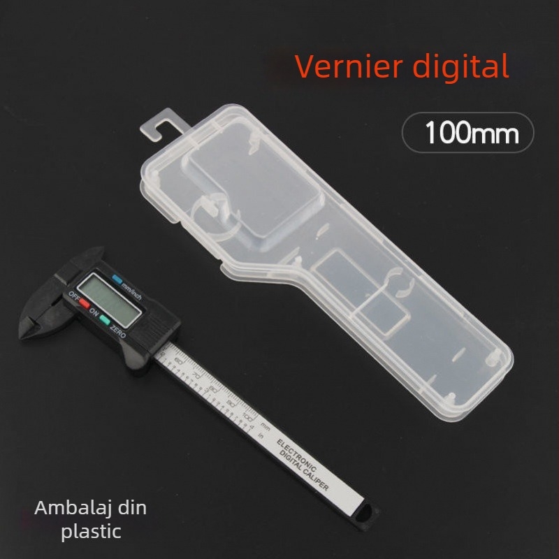 Caliper digital pentru uz casnic, cu afișaj digital, din oțel cu conținut înalt de carbon