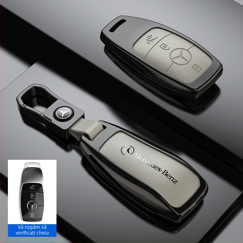 Set de capac cheie pentru Mercedes-Benz C260L, E300L, C Class, GLB, GLC, A Class, GLE, S Class, GLS, E350 — aliaj de zinc, Bosgao, cod produs xx88#629785028888, stil modern