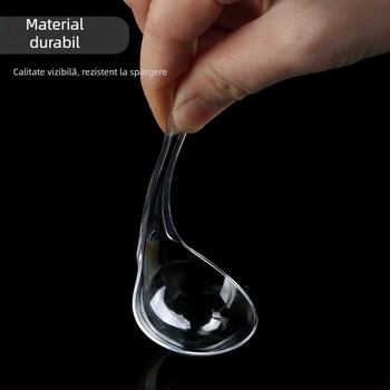 Linguri din plastic de unică folosință pentru bibimbap, pachet 100 buc, pentru takeout, nu sunt compatibile cu microundele