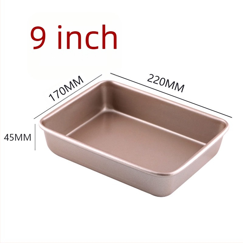 Set de ustensile pentru coacere din oțel carbon, cu strat antiaderent — forme pentru tort, tavă de pâine și tavă de pizza