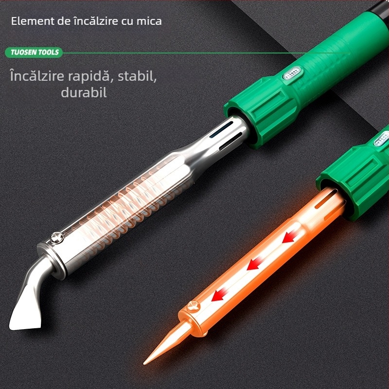 Topson fier de lipit electric cu mâner din adeziv 220-240V pentru sudură