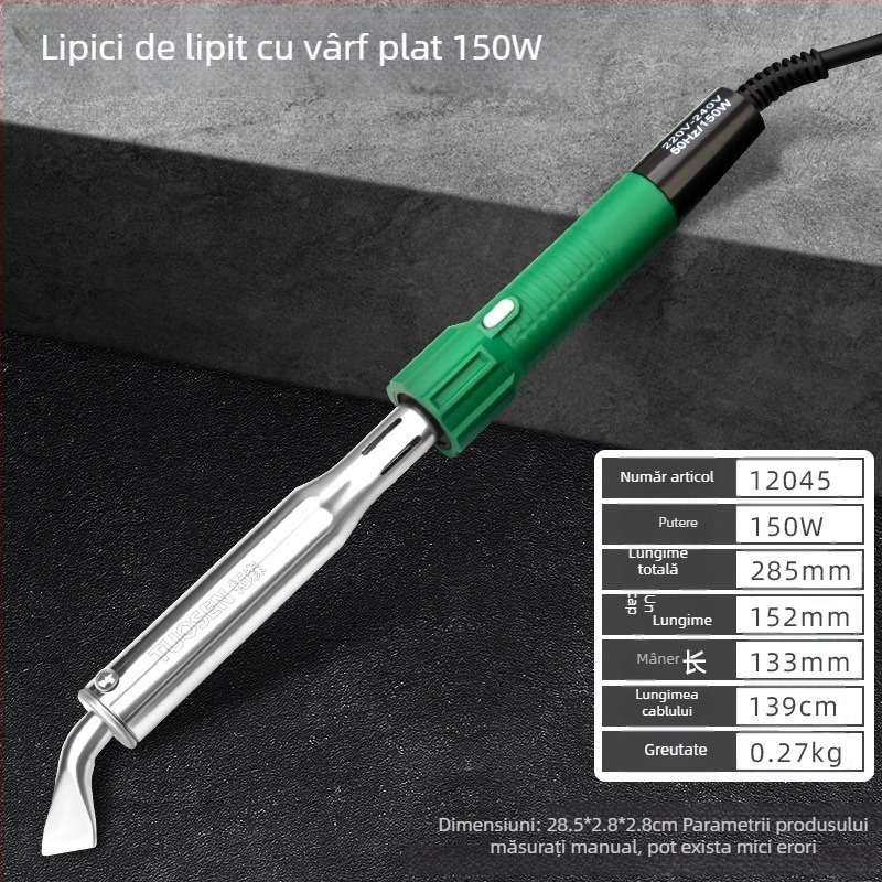 Topson fier de lipit electric cu mâner din adeziv 220-240V pentru sudură