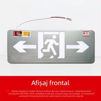 Minhua Lumină de Urgență pentru Ieșire – Semnal de Evacuare, Montaj pe Suprafață, 36V, Model Minhua 36-220V