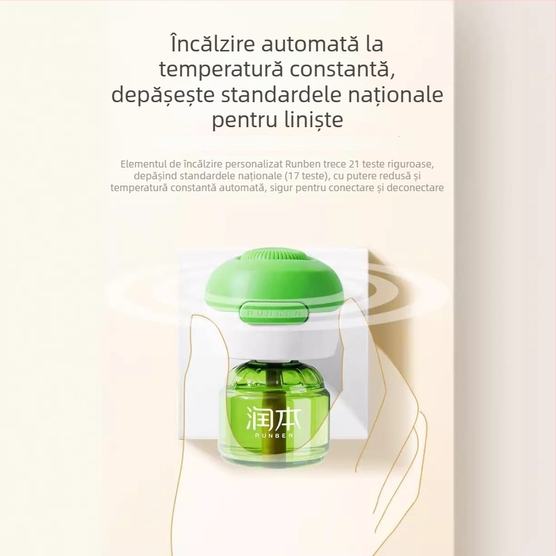 Runben lichid electric repelent pentru țânțari, fără parfum, 45 ml, pentru copii 1–3 ani