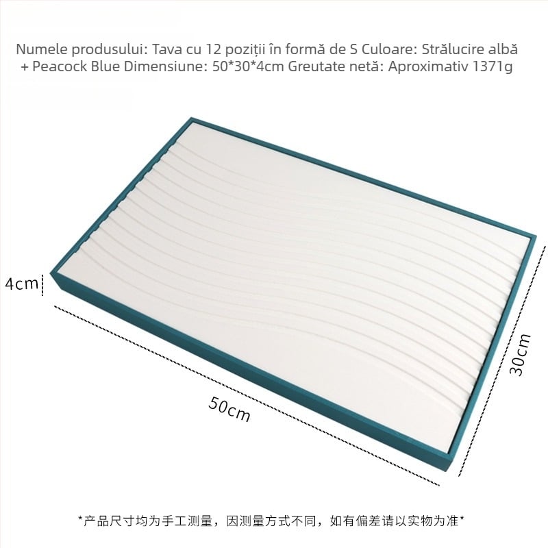 Suport de prezentare perle – stil integrat, un singur strat, execuție prin îmbinare, display de masă
