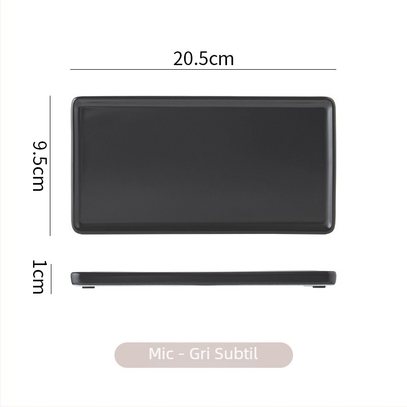 Tavă pătrată din porțelan pentru bijuterii, baie și deserturi – compatibilă cu microunde, finisaj glazurat, imprimare logo, personalizare disponibilă