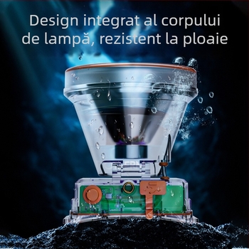 Frontala LED pentru scufundări, impermeabilă, 10000mAh, 300W, rază de peste 500 m