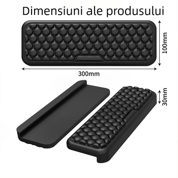 Suport pentru încheietură și cot în formă de L, din spumă cu memorie – covoraș de birou cu dublă utilizare, pernă pentru mână, imprimare logo