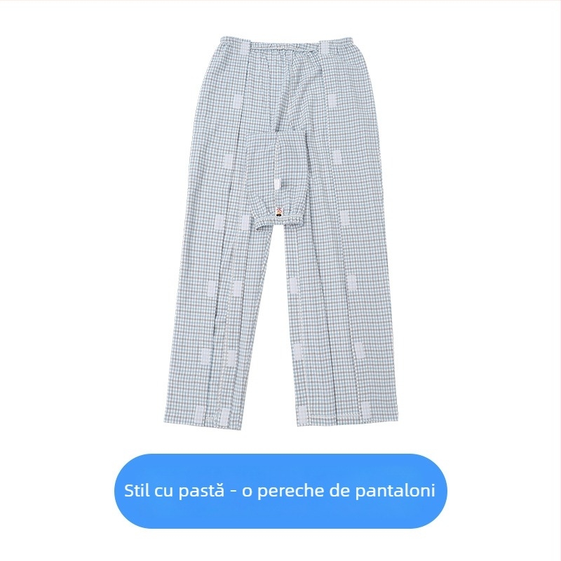 Jingruikang Îmbrăcăminte de îngrijire medicală, unisex, 95% bumbac, mâneci Raglan, guler rotund, lungime 80–100 cm, primăvară/toamnă