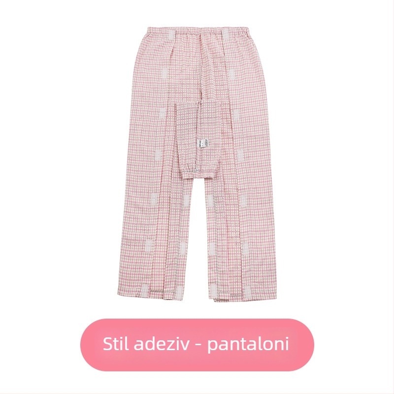 Jingruikang Îmbrăcăminte de îngrijire medicală, unisex, 95% bumbac, mâneci Raglan, guler rotund, lungime 80–100 cm, primăvară/toamnă