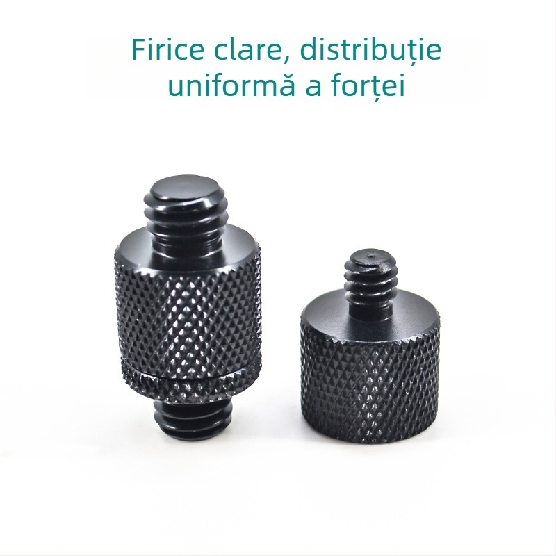 Șurub pentru cameră, convertor 1/4, aliaj de aluminiu, capacitate de încărcare 2–5 kg, greutate 0,0084 kg