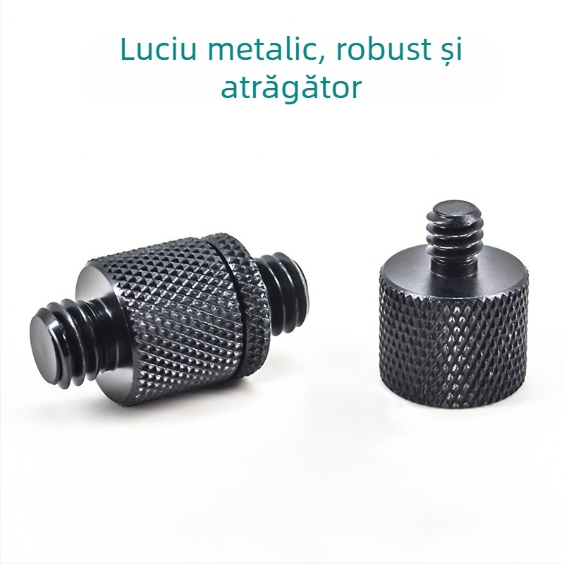 Șurub pentru cameră, convertor 1/4, aliaj de aluminiu, capacitate de încărcare 2–5 kg, greutate 0,0084 kg
