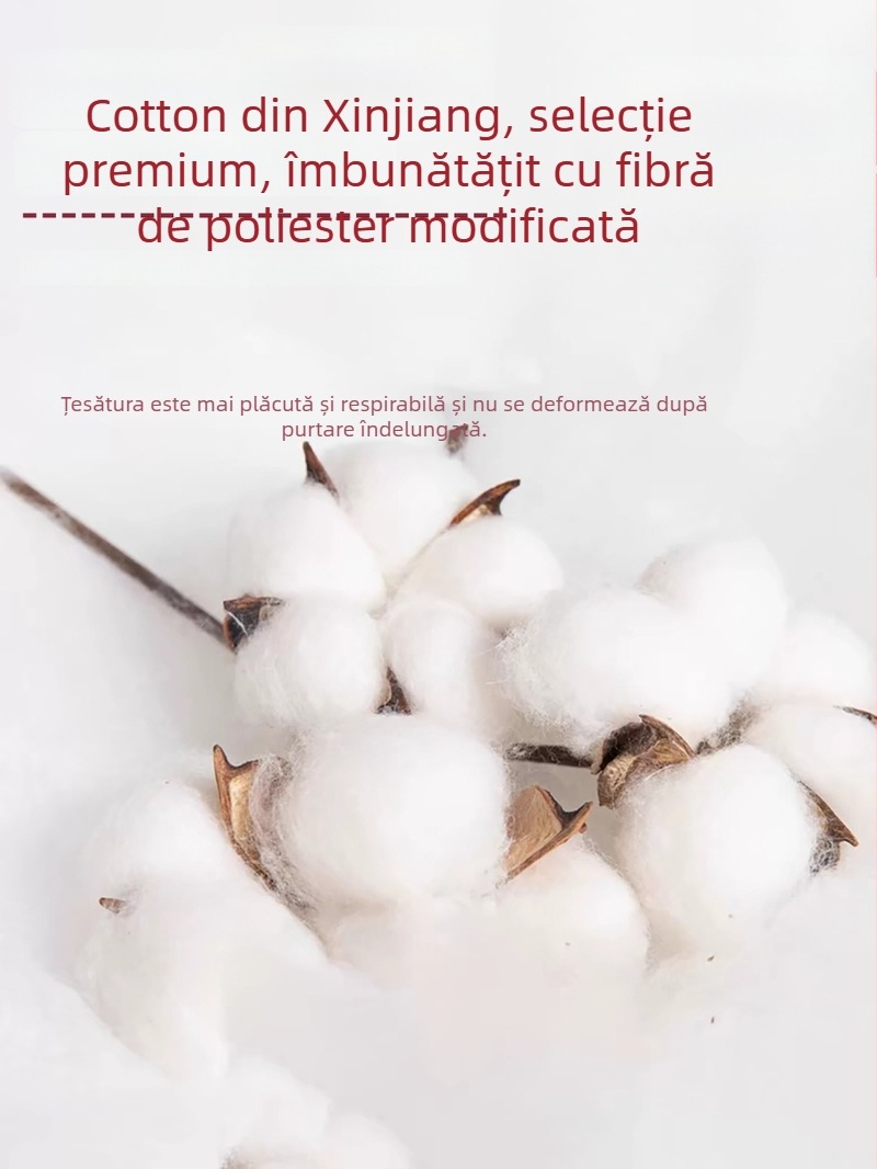 Set de două piese pentru uniformă medicală – Bluza și pantalon, mâneci scurte, guler rotund, material cu absorbție a umezelii (Bumbac 30–50%, Poliester 50–70%; Mâneci standard; Lungime standard)