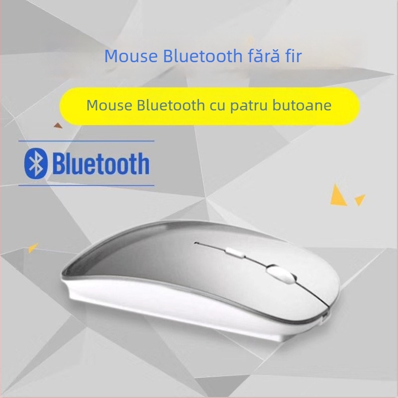 HP-008 Mouse optic Bluetooth, 1600 DPI, interfață USB, rază de 10 m, design ergonomic