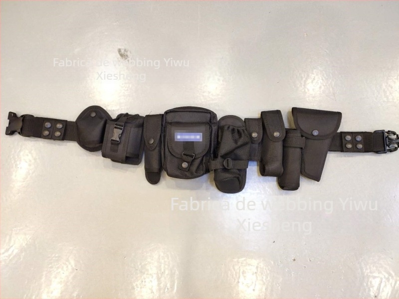 Xiesheng Curea Tactică Multifuncțională A – Set cu opt piese pentru Echipament de Securitate pentru Patrulare, Curea din Nylon Oxford Canvas, Cataramă din Plastic, Închidere cu Cataramă, Lățime >4 cm, Ambalaj Individual