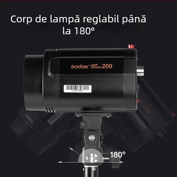 Bază pentru bliț fotografic, 200W, montaj filet, compatibil SK400II și SL60