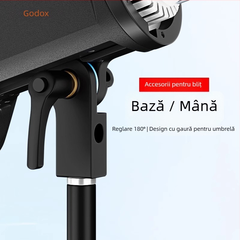 Bază pentru bliț fotografic, 200W, montaj filet, compatibil SK400II și SL60