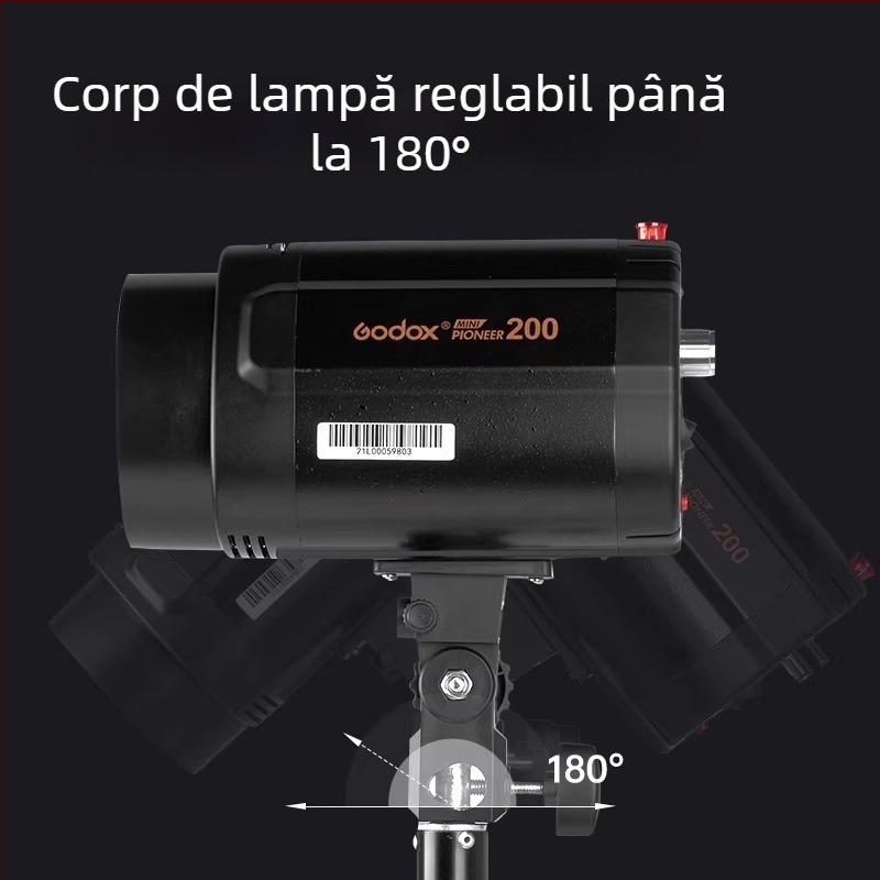 Bază pentru bliț fotografic, 200W, montaj filet, compatibil SK400II și SL60