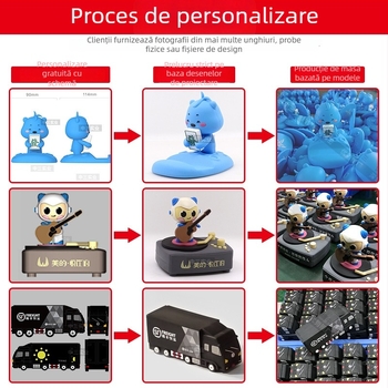 Încărcător wireless Unicorn – Personalizat, imagine IP imprimată 3D, încărcare magnetică, QC2.0, 15W