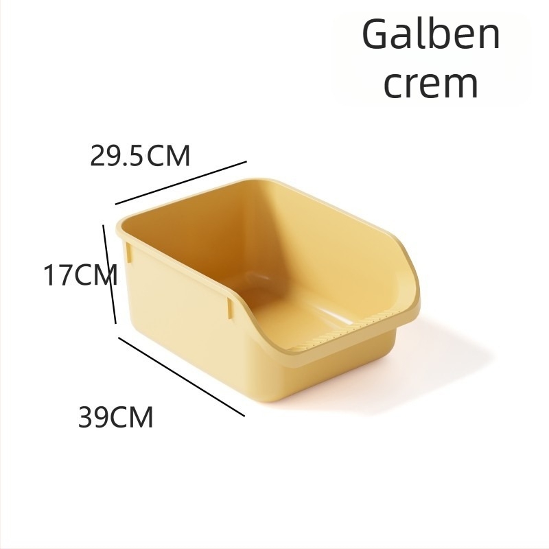 Vas de nisip pentru pisici, design semiînchis, anti-vărsat, pentru pisici și câini, PP material, Berry brand