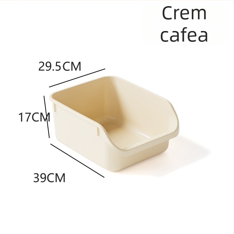 Vas de nisip pentru pisici, design semiînchis, anti-vărsat, pentru pisici și câini, PP material, Berry brand