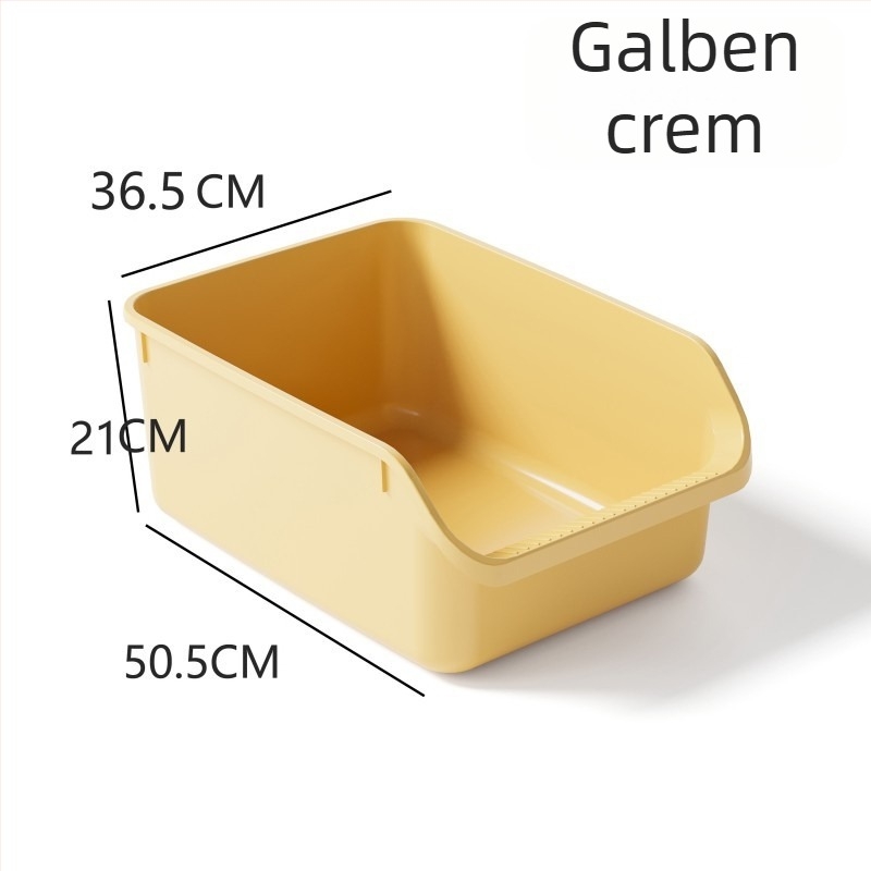 Vas de nisip pentru pisici, design semiînchis, anti-vărsat, pentru pisici și câini, PP material, Berry brand