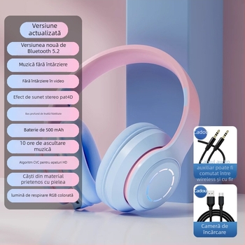 Nothing căști Bluetooth pentru cap cu control vocal, Bluetooth 5.2 fără întârziere, stil sport, autonomie baterie până la 4 ore