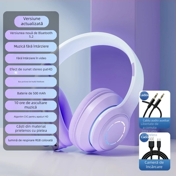 Nothing căști Bluetooth pentru cap cu control vocal, Bluetooth 5.2 fără întârziere, stil sport, autonomie baterie până la 4 ore