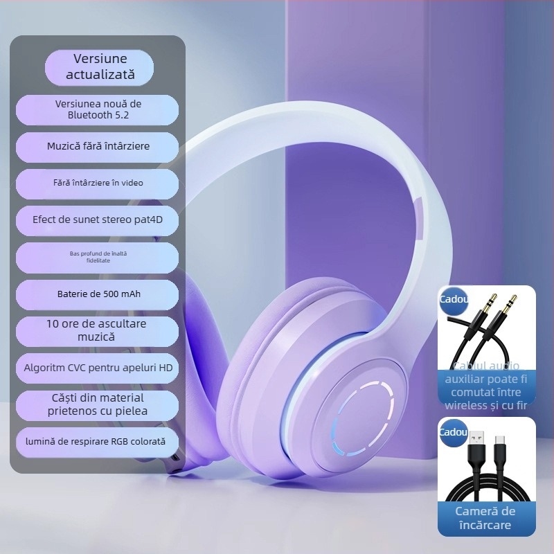 Nothing căști Bluetooth pentru cap cu control vocal, Bluetooth 5.2 fără întârziere, stil sport, autonomie baterie până la 4 ore