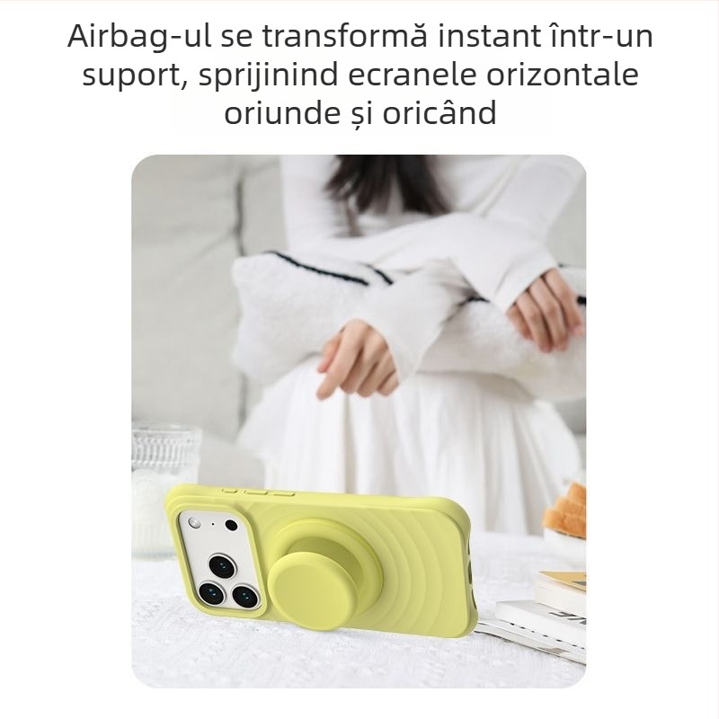 Suport universal MagSafe pentru telefon, material din silicon, utilizare cu o singură mână, portabil