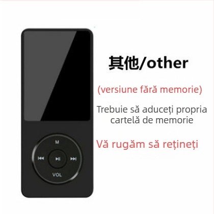 Versiune pentru studenți MP3/MP4/MP5 compact cu slot pentru card și difuzor extern