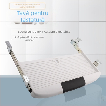 Șină pentru tastatură pentru biroul de calculator, material plastic, model SAD, Jingxin, stil: minimalist modern