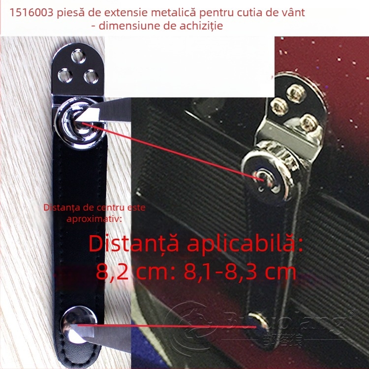 Bellows Buckle pentru acordeon – Piele de vită, Model 1516003, BULUOLANG, Accesorii pentru instrumente cu clape occidentale