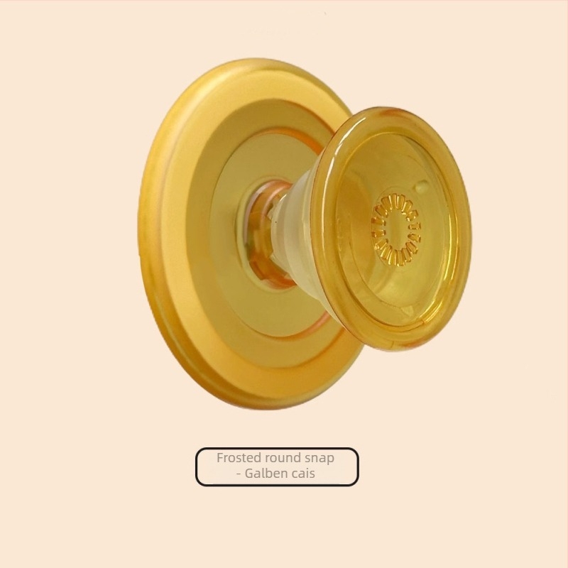 Snap-on suport magnetic MagSafe pentru telefon, disc rotund mat, PC transparent, detașabil, universal