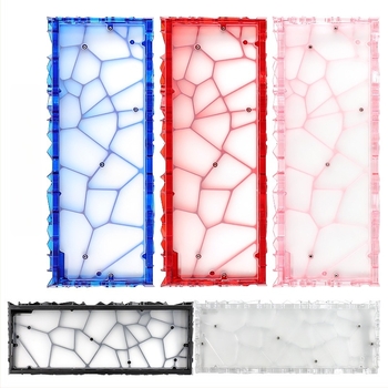 Carcasă transparentă pentru tastatură Jiadalong, kit cu liner PCB ecologic pentru tastaturi mecanice