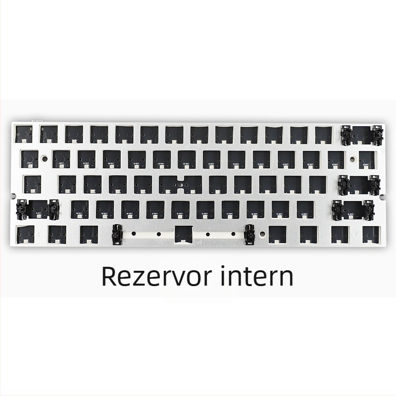 Carcasă transparentă pentru tastatură Jiadalong, kit cu liner PCB ecologic pentru tastaturi mecanice