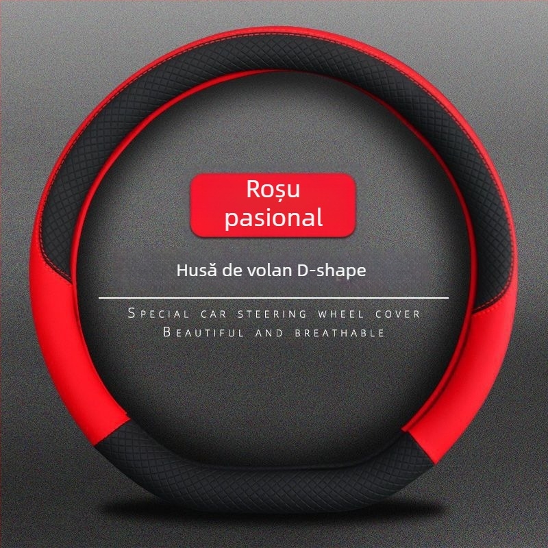 Husă pentru volan BYD, din piele artificială, stil modern minimalist, vară, instalare universală