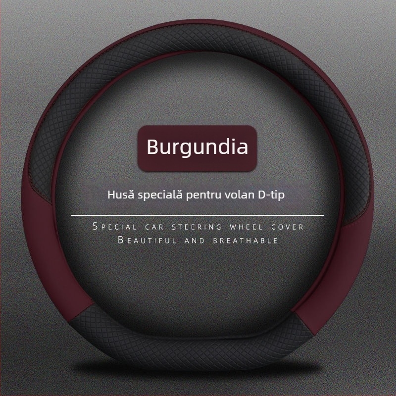 Husă pentru volan BYD, din piele artificială, stil modern minimalist, vară, instalare universală