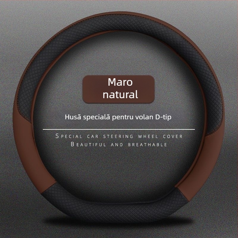 Husă pentru volan BYD, din piele artificială, stil modern minimalist, vară, instalare universală