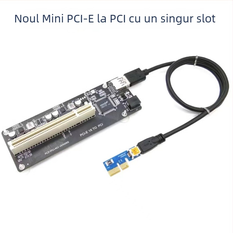Card adaptor USB-PCI pentru captură video și control, CX12, ASM1083, nucleu din cupru, viteză transfer 500