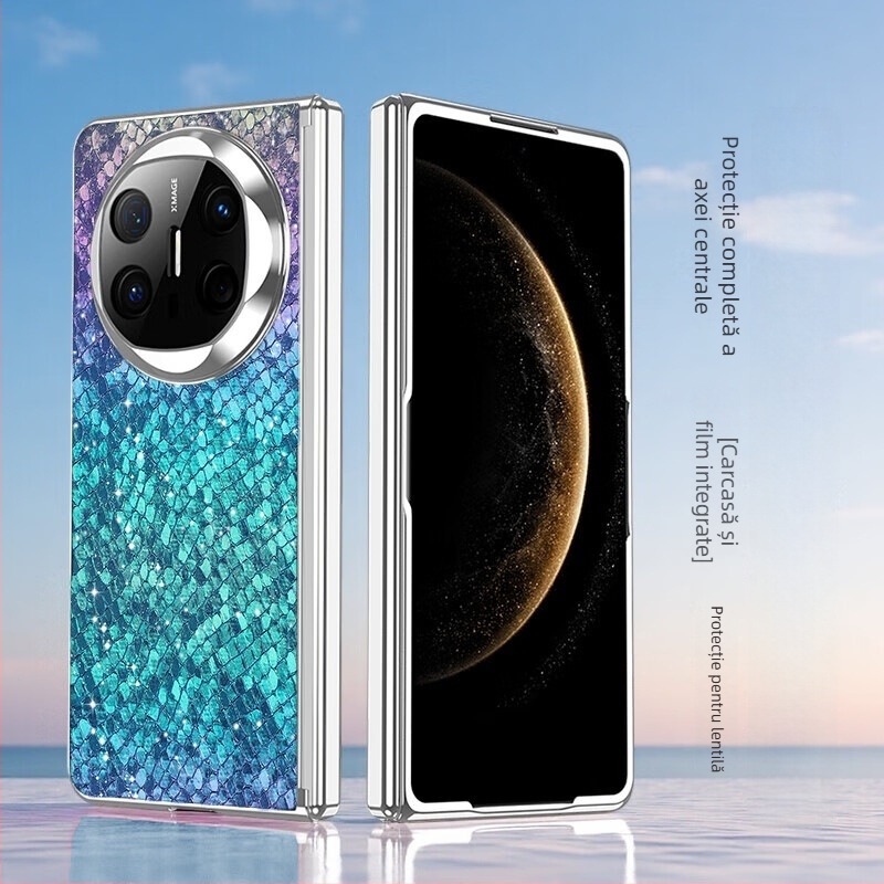 Carcasă Huawei MateX6 cu balamale electroplate, protecție completă, anti-cădere