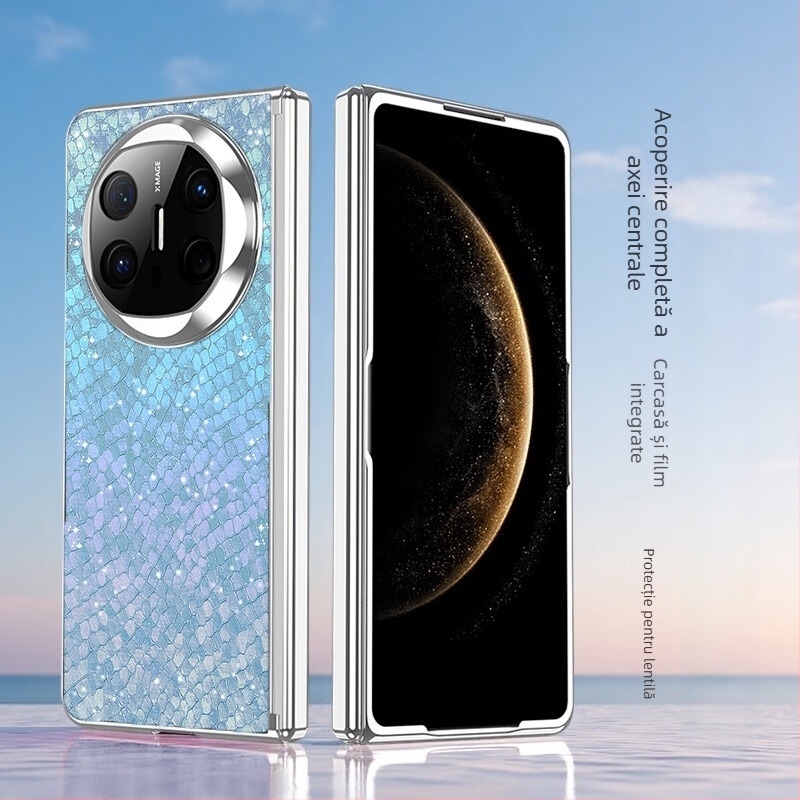 Carcasă Huawei MateX6 cu balamale electroplate, protecție completă, anti-cădere