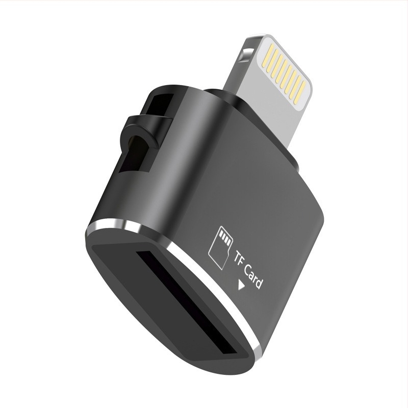 Cititor de carduri TF USB 2.0 Carcasă din aliaj de aluminiu, conexiune externă, suportă carduri TF, greutate 6 g