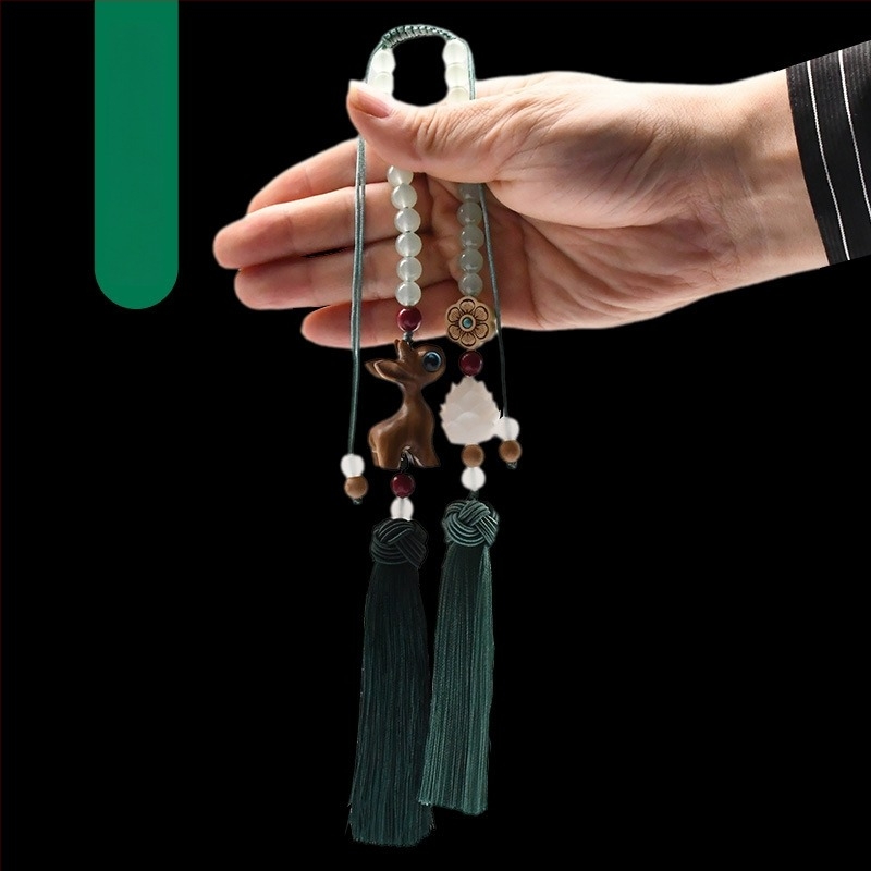 Pandant Buddha pentru mașină, ornament pentru oglinda cu lotus, stil modern, decor interior auto personalizabil