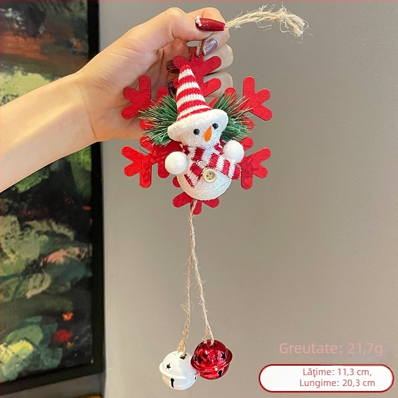 Șosetă de Crăciun lucrată manual din lână, cu modele inimă, picătură și clopot, ornament caricatural de înaltă calitate, origine Yiwu