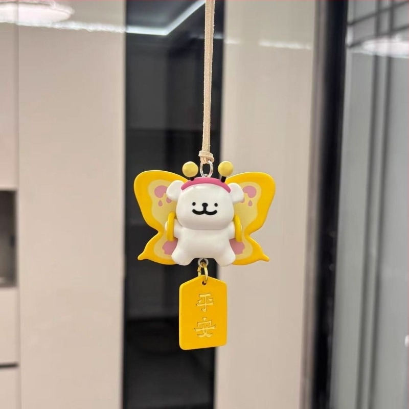 Pandantiv auto Line Puppy - din plastic, stil animație, decor interior, ornamente auto