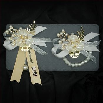 Set corsage de nuntă pentru mire și mireasă – stil coreean, set familial, Cod produs: Beautiful lady 230131, Brand: Other, Import: Nu