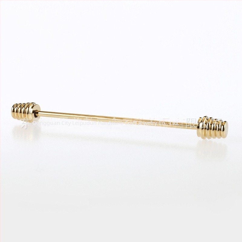 Pin de guler pentru bărbați, cupru, placare electrolitică, marca Lepton/Starton, personalizabil