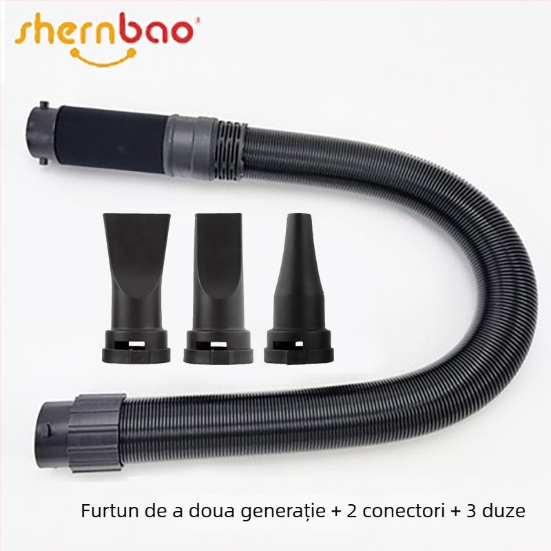 Accesorii pentru uscător de păr animale de companie: țeavă 2400t și furtun 3000F, 220V, 2000W, universal